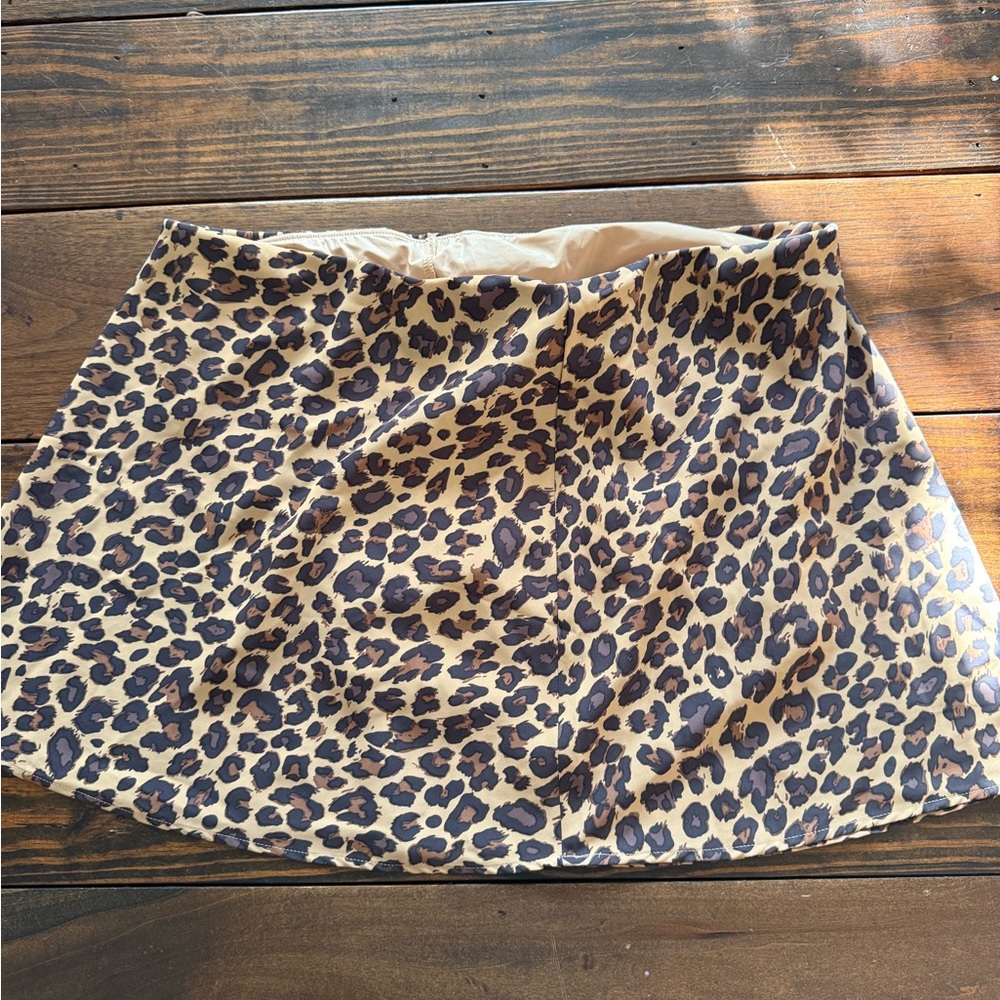Abercrombie & Fitch Animal Print Mini Skirt